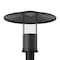 Westgate Top Hat Post Top Area Light w/Indirect Light Source, Black, 12W/20W/30W/40W, 3000K/4000K/5000K GPH-12-40W-MCTP-BK - alternate 1